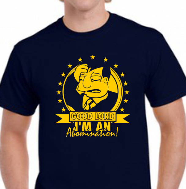 Футболка Футболка Good Lord I am an abomination Mayor Quimby t shirt tee funny #1