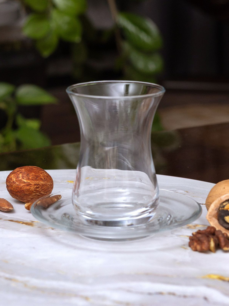 Набор для чая Pasabahce, "Tea & Coffee", 12 предметов, 6 персон, 160 мл, стекло #1