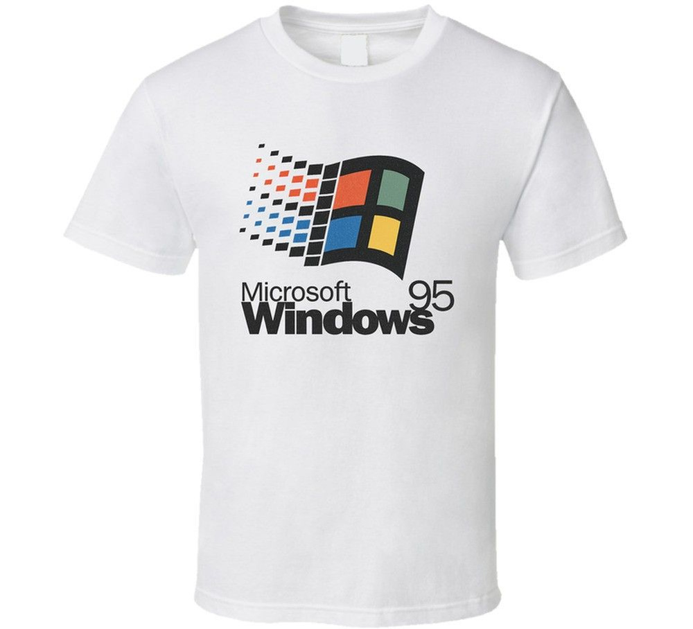 Футболка Футболка Microsoft Windows 95 Logo T Shirt 1 шт #1