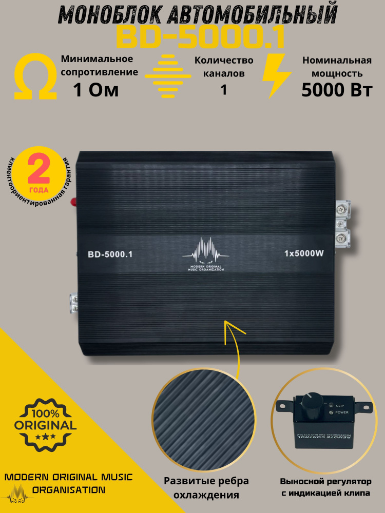 Моноблок автомобильный BD-5000.1 #1