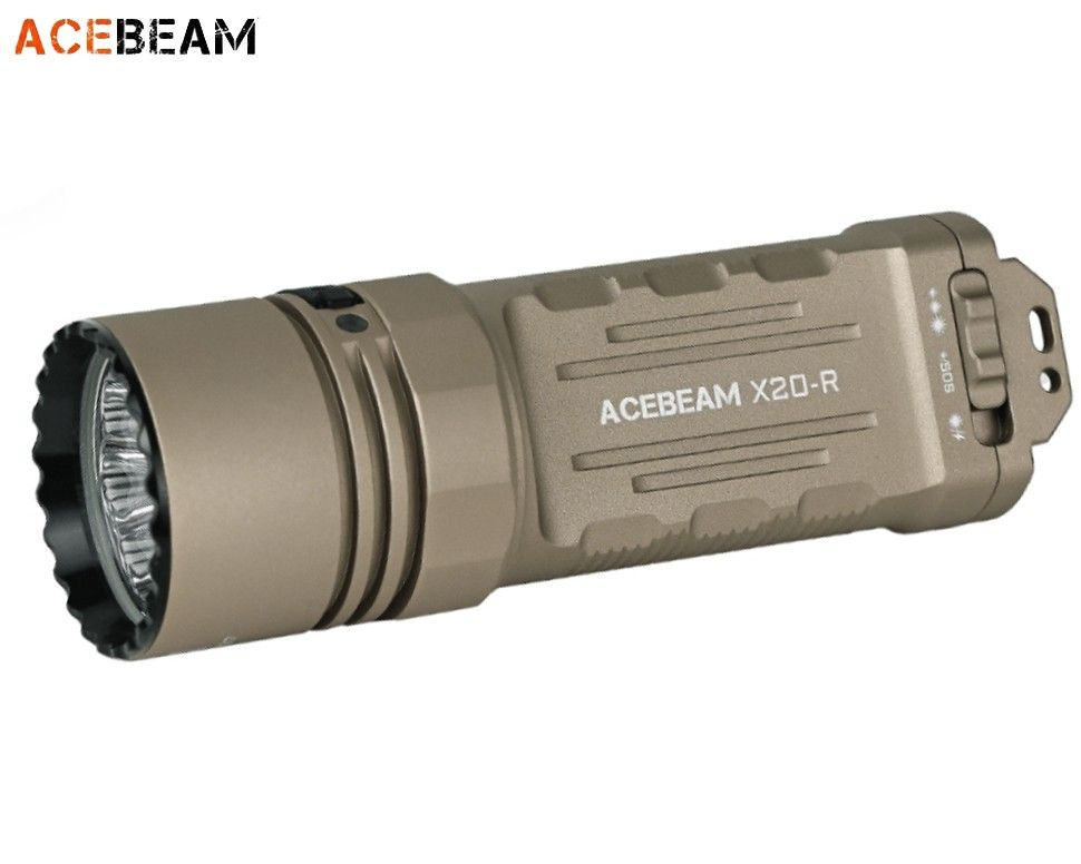 Фонарь Acebeam X20-R Desert Cool White, Luminus SFT-25R HI, 645