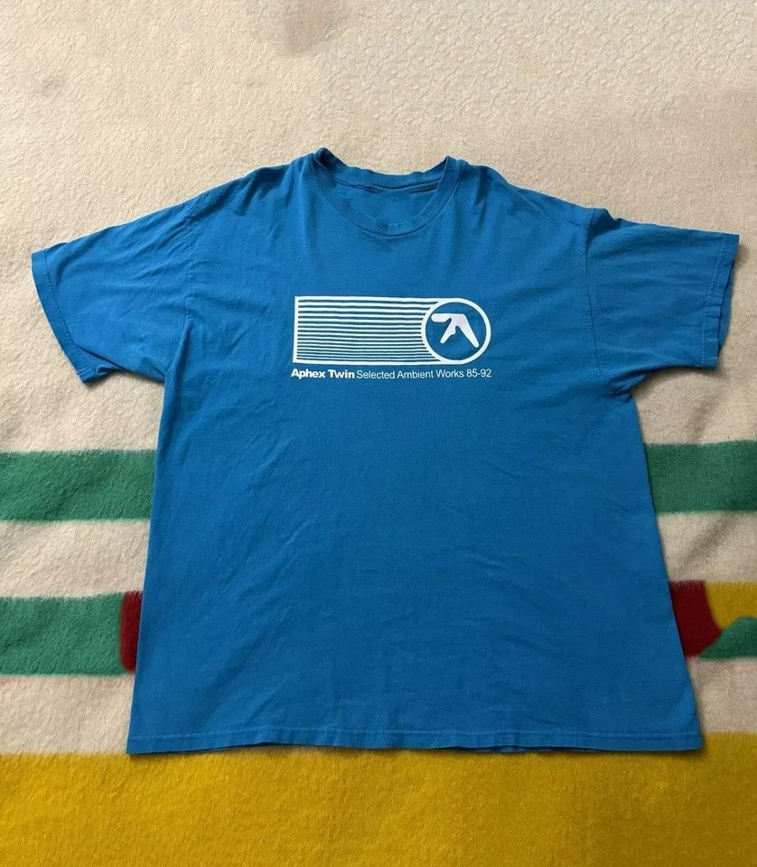 Футболка Футболка Aphex Twin Band 85-92 Selected Ambient Work T Shirt Full Size S-5XL 1 шт #1