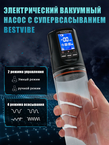144 отзыв на Автоматическая помпа для пениса, вакуумный насос для пениса,  Bestvibe, повышения потенции, + Профилактика простатита от покупателей OZON