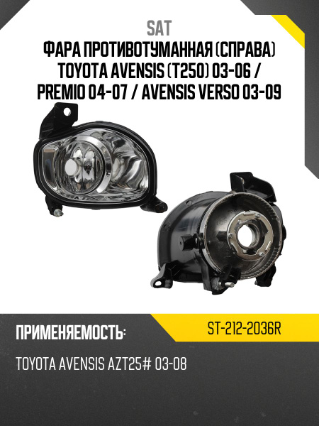 Фара противотуманная (Справа) Mitsubishi Grandis 03-09