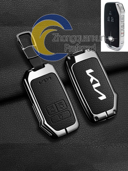 Ontto Custodia Portachiavi Per Kia Carnival 2021-2023: Cover Morbida In TPU Con Portachiavi, 7 Pulsanti