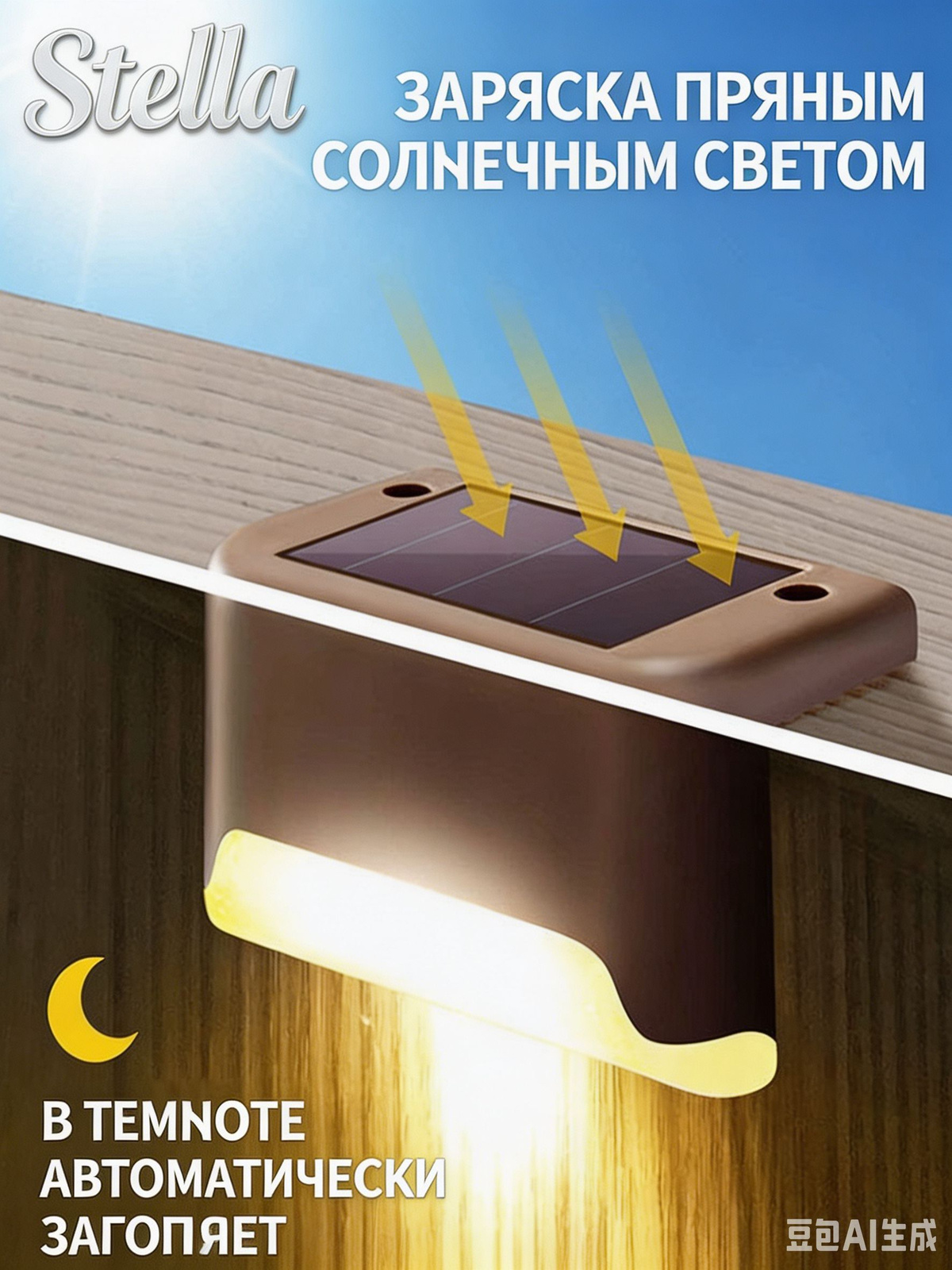 Влагозащищенный светильник IP65 для сада
