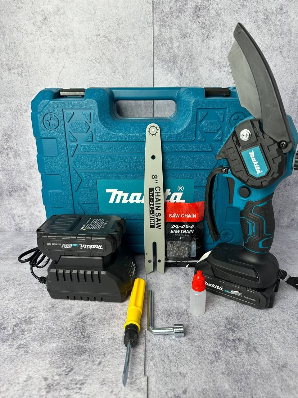 Makita пила аккумуляторная цепная мини садовая 200 мм 24V сучкорез ...