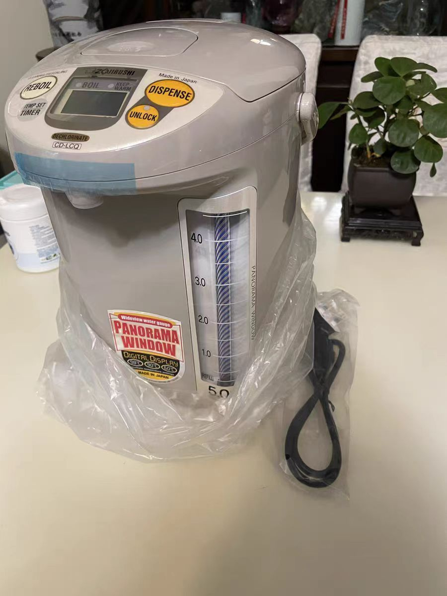 Термопот Zojirushi CD-LCQ50, 5л, премиум-класс, белый /серый цвет ...