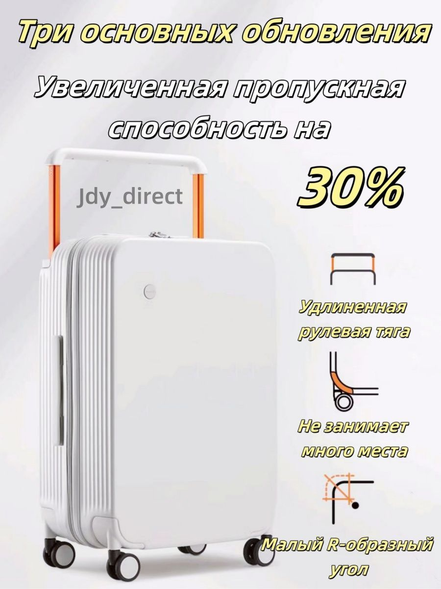 MIXI Чемодан Поликарбонат 54 см 39 л купить на OZON по низкой цене ...