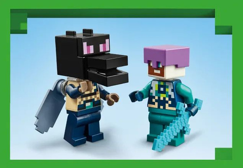 Конструктор LEGO 21264 Minecraft Эндер-дракон и корабль Края,657