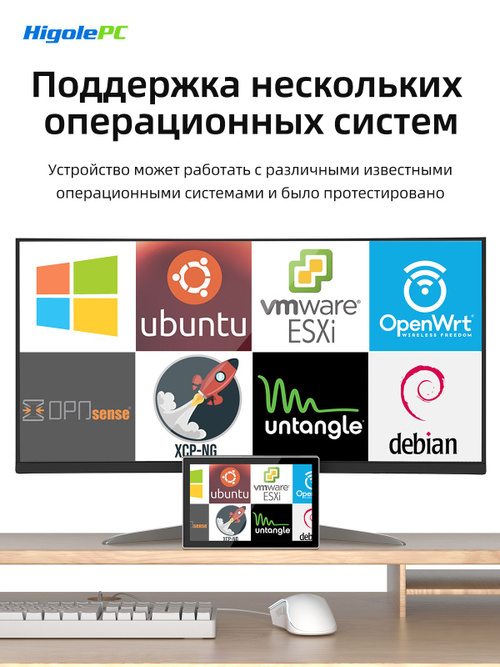 Higole Мини-ПК F9B Pro (Intel Alder Lake N95, RAM 16 ГБ, HDD 512
