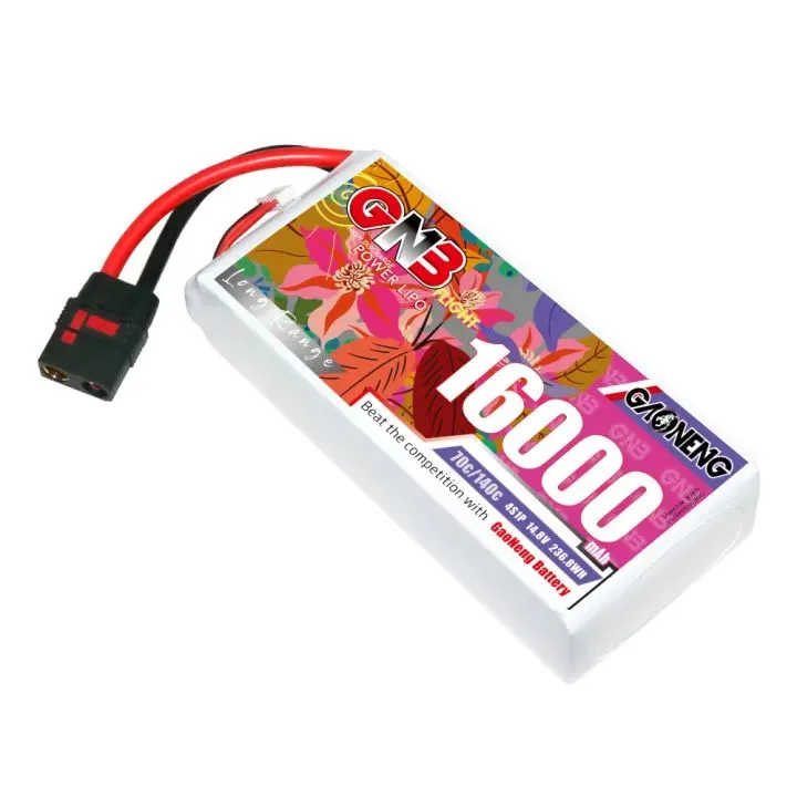 Gaoneng GNB 4S1P 14.8V 16000mAh 70C XT90S Lipo battery Gaoneng GNB 4S1P 14.8V 16000mAh 70C XT90S Lipo battery