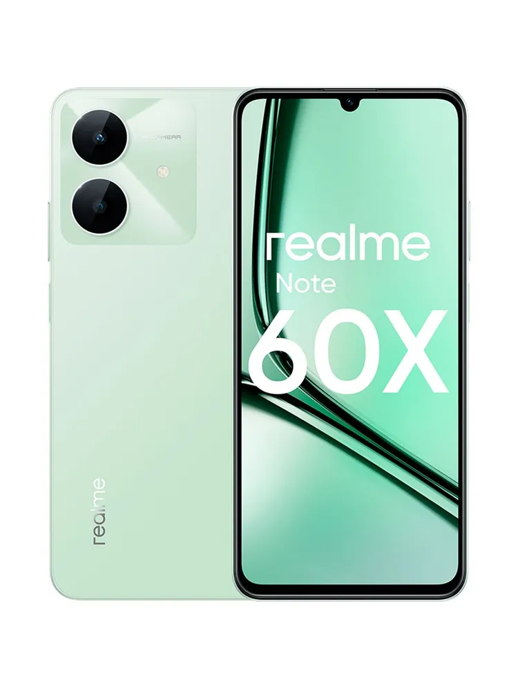 realme Смартфон Note 60x 3/64 ГБ, зеленый