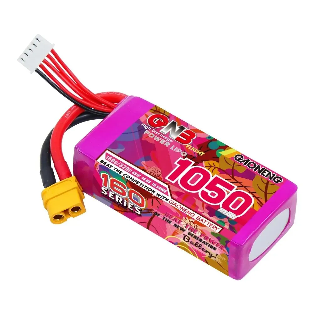 Gaoneng GNB 4S 14.8V 1400mAh 160C XT60 LiPo battery Gaoneng GNB 4S 14.8V 1400mAh 160C XT60 LiPo battery