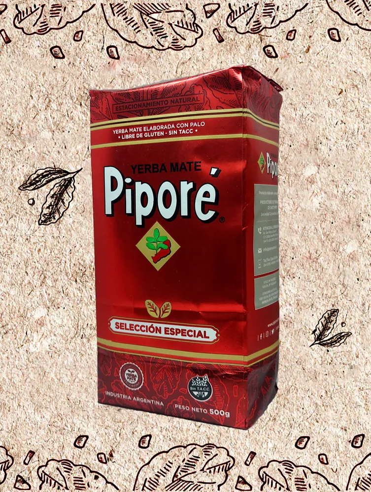 Чай мате Pipore Seleccion Especial - Селекционный 500г. Свежайший. Срок годности до июня 2028г., 500 г, фото 3
