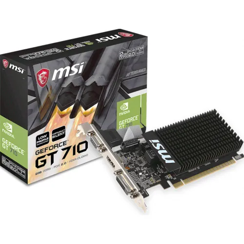 MSI Видеокарта GeForce GT 710 GT 710 2GD3H LP 2 ГБ (GT 710 2GD3H LP)
