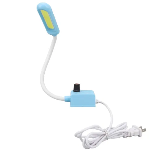 Светодиодная лампа для швейной машины, гибкая гусиная шея, магнитное основание, энергосберегающая ра