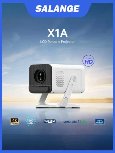 SALANGE Проектор X1A, 1LCD, белый