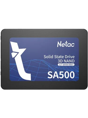Netac 512 ГБ Внутренний SSD-диск Netac NT01SA500-512-S3X Накопитель SSD SA500, 512GB, SATA III, 2.5"