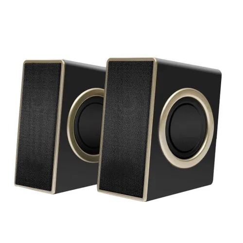 usb динамики компьютерные с электропитанием elegiant usb стереофоны с 4 однобасовыми мембранами и 35