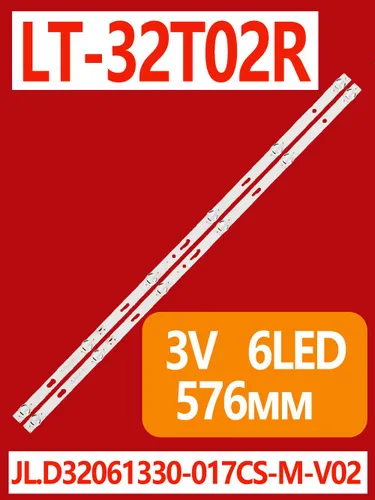 2шт. LЕD Подсветка JL.D32061330-017CS-M-V02 для LT-32T02R