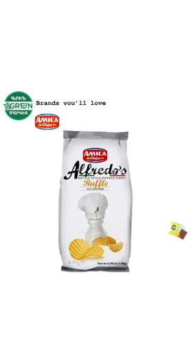 AMICA alfredo RUFFLE from (ITALY)/чипсы из Италии 130g