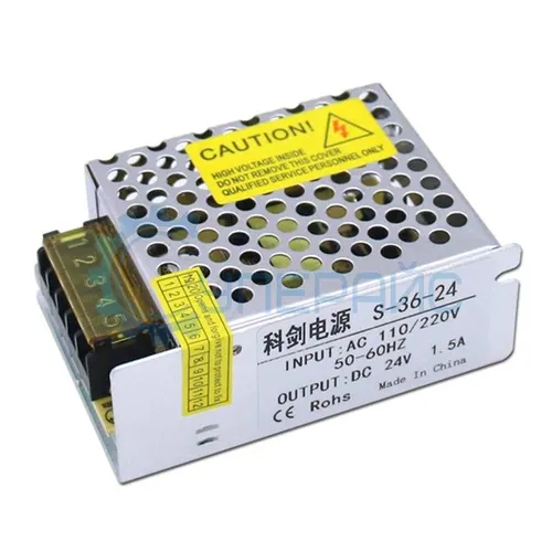 Блок питания Kejian S-36-24 (24В,1.5А)