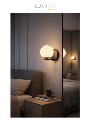 Бра LUMION DEXTER 6500/1W E14 1*40W черный; бронзовый