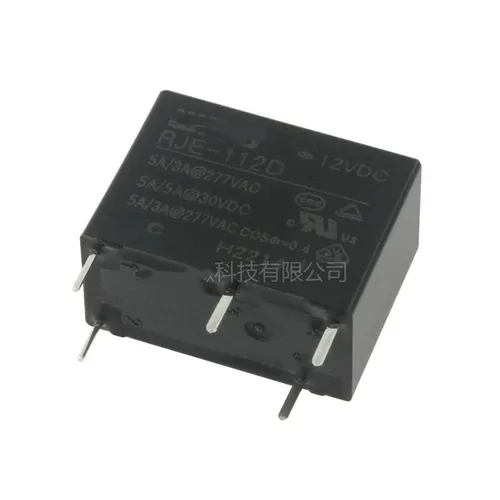 Электромеханическое реле RJE-112D 5 контактов 5А 1 нормально открытый (НО) + 1 нормально закрытый (Н