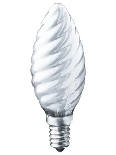 Лампа накаливания свеча витая 40Вт 230В E14 FR матовая Navigator