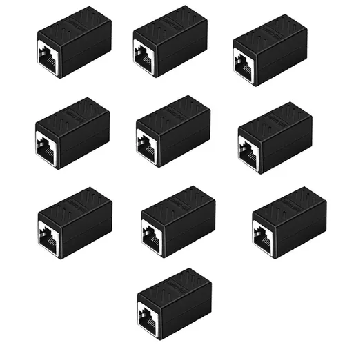 10 шт. удлинительных соединителей для кабеля Ethernet RJ45 Cat6