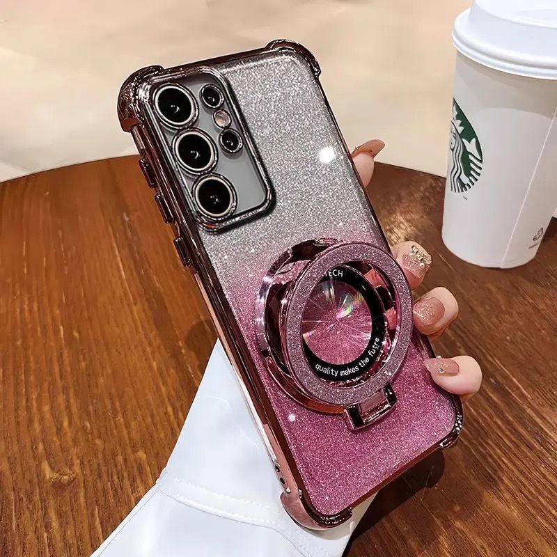 PBIHOK 智能手机壳 用于 Samsung Galaxy S25 Ultra, 粉红色