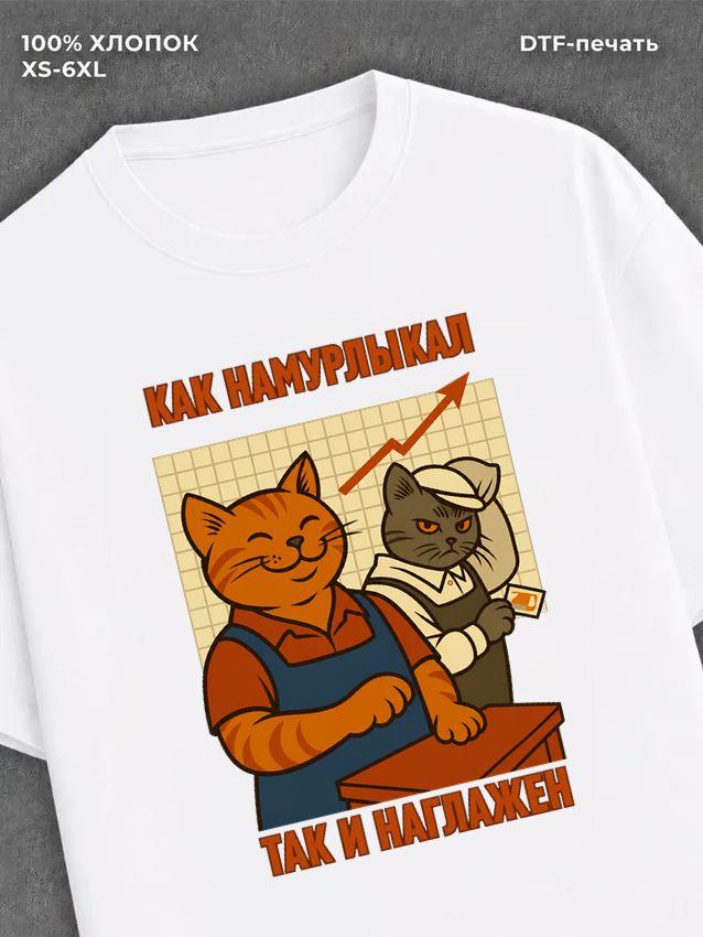 Футболка Мемы с котами