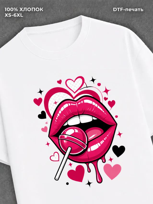 Футболка Sweet lips