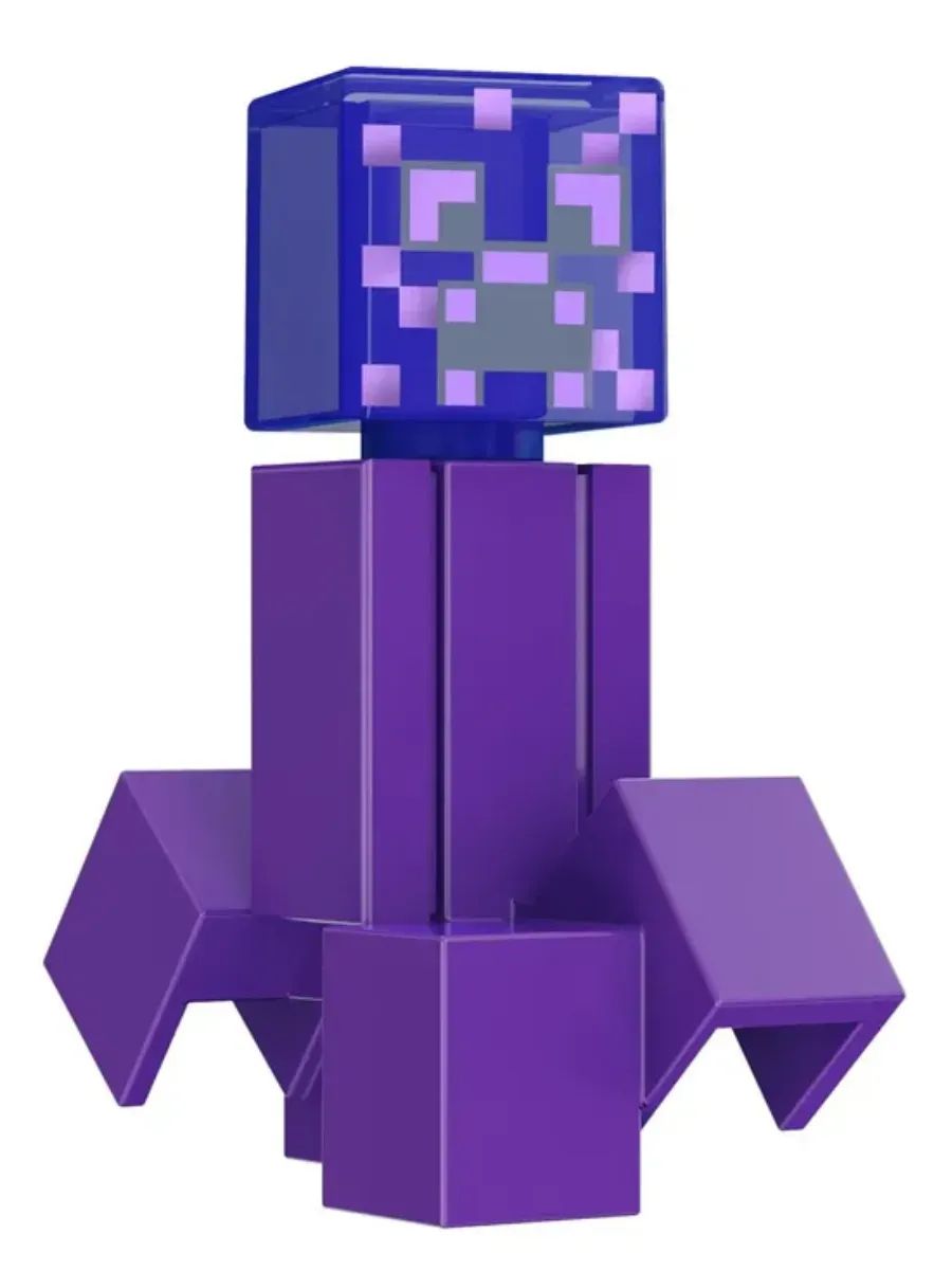 Фигурка Фиолетовый Крипер, Minecraft Майнкрафт