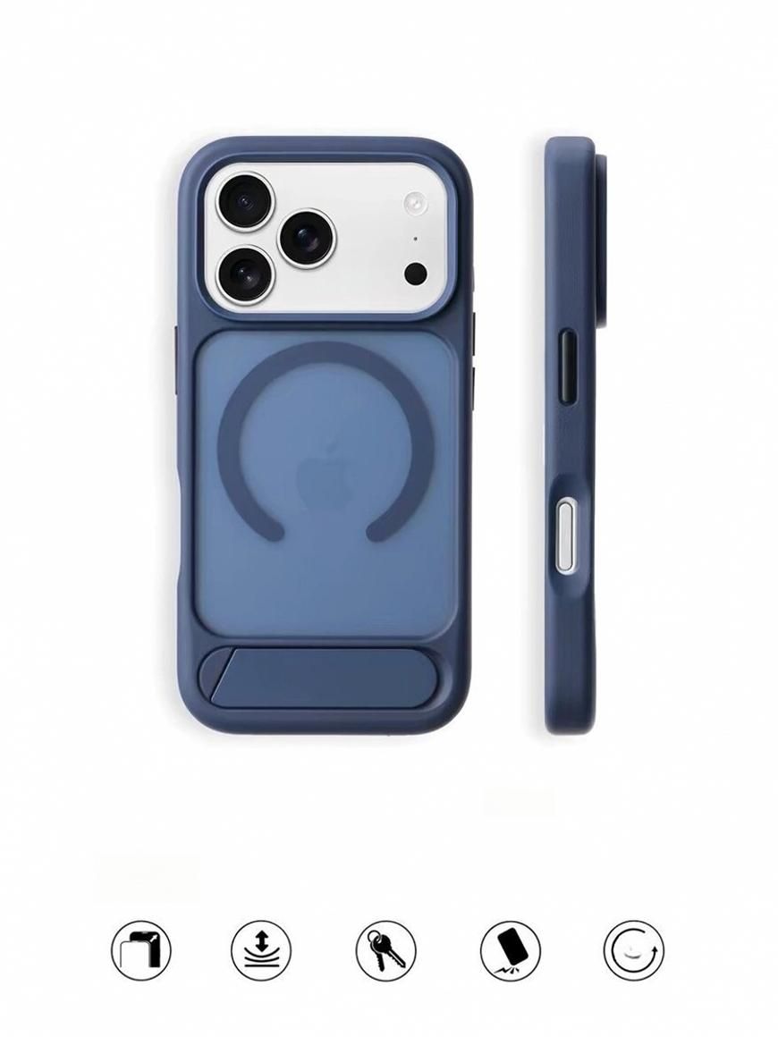 智能手机壳 用于 Apple iPhone 17 Pro Max, 硅胶, 深蓝色