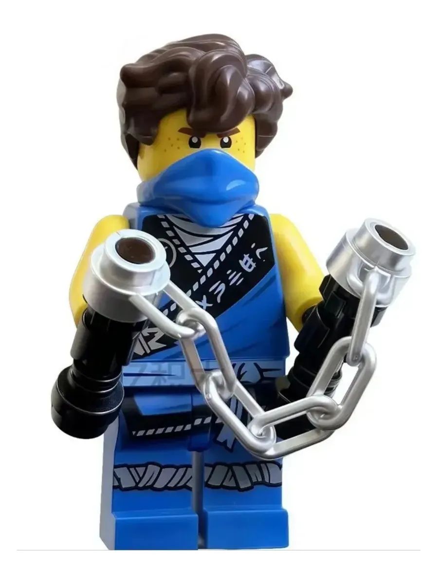 Фигурка Джей с двойными нунчаками / Ниндзяго / Минифигурка Ninjago