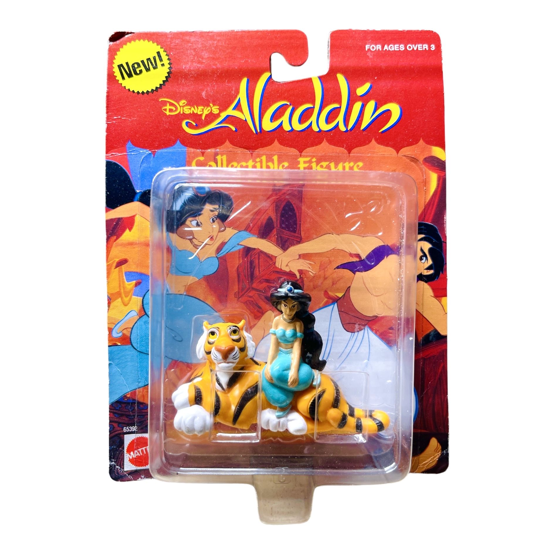 Винтажная фигурка Алладин (1992 год) Джасмин и тигр Раджа Disney Aladdin