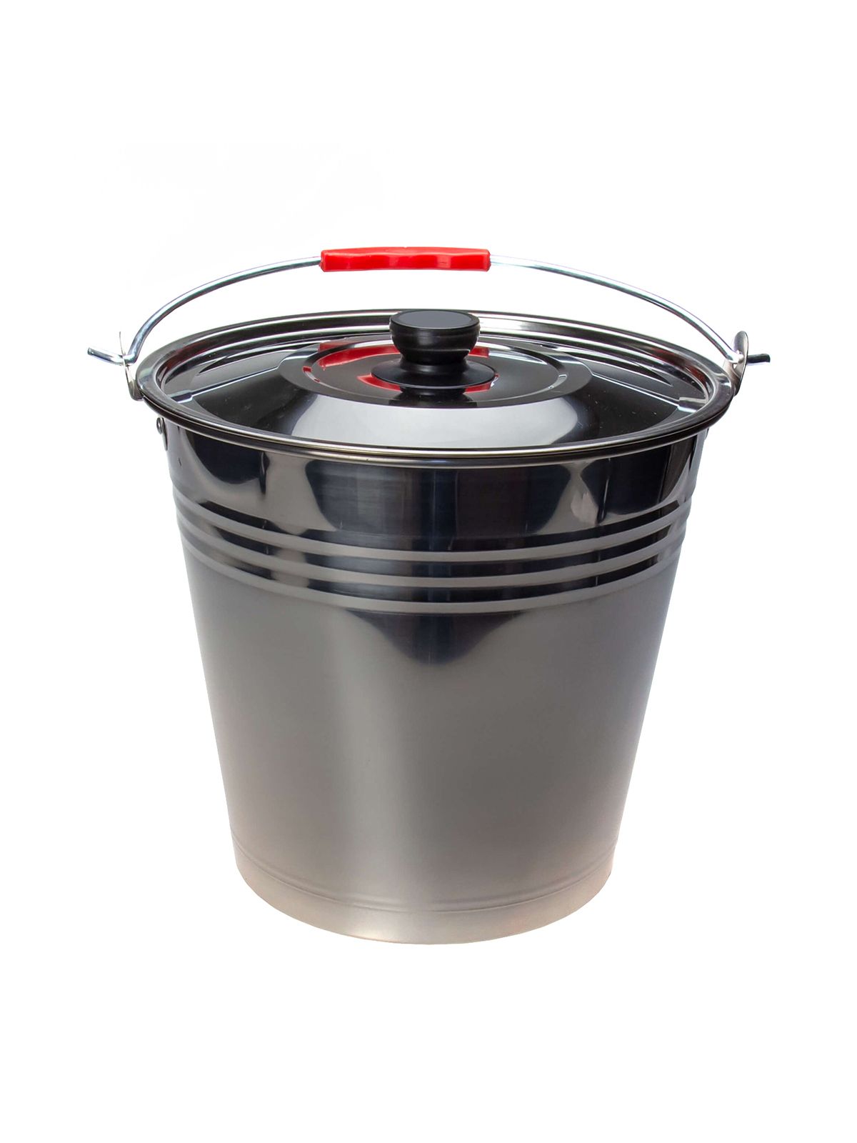 Ведро с крышкой Appetite, нержавеющая сталь, 9 л