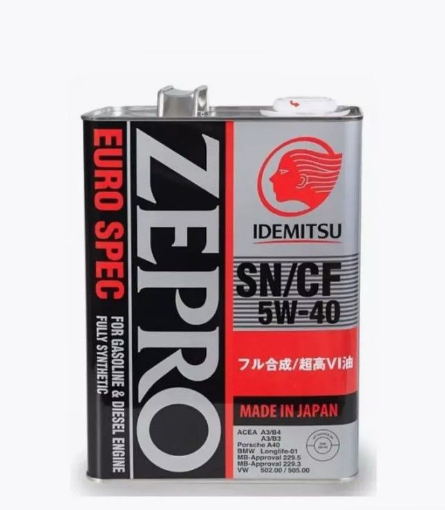 IDEMITSU5W-40Масломоторное,НС-синтетическое,3.9л