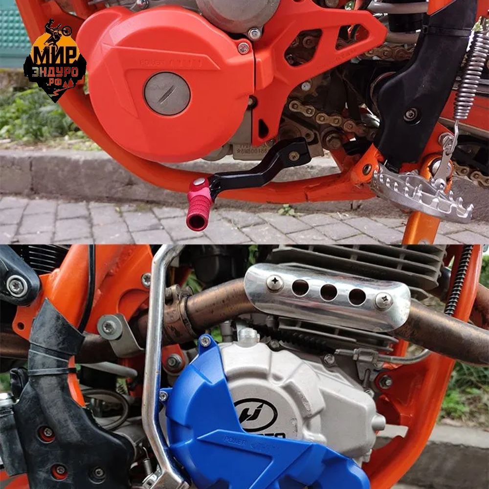Защита двигателя и звезды для ZONGSHEN CB250-F 172 fmm — фото 3