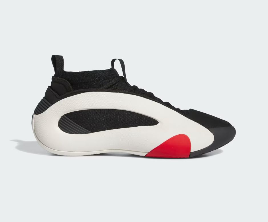  harden 8ブラック/ホワイト/レッド Кроссовки Мужской, Женский Текстиль Баскетбол, размер 38,5 R