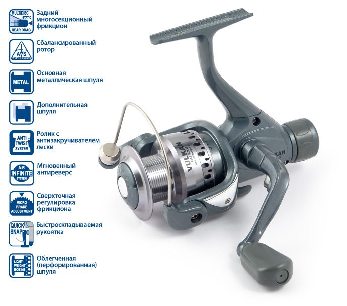 Катушка Akara Vulkan RD 430A 3+1bb з/ш