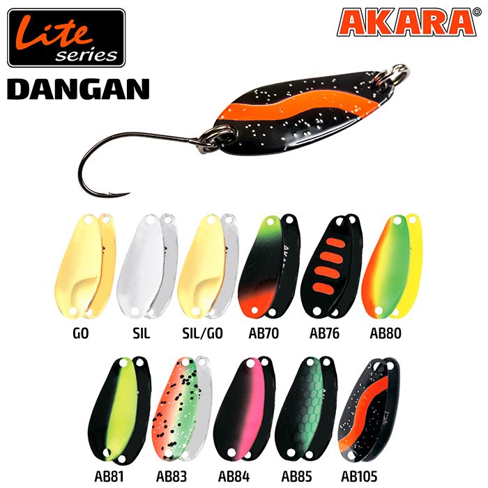 Блесна колеб. Akara Lite Series Dangan 25 1,5 гр. AB80