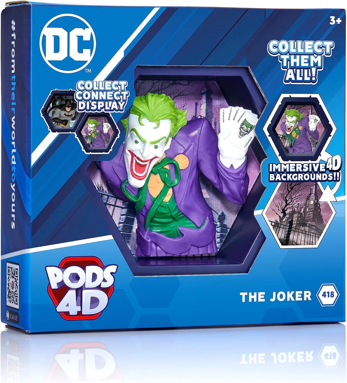 4D DC Comics Коллекционная фигурка Джокера с подсветкой