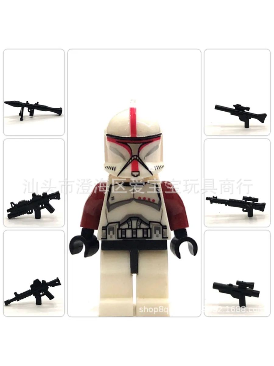 Фигурка клон капитан 1 фазы / Война Клонов / Star Wars
