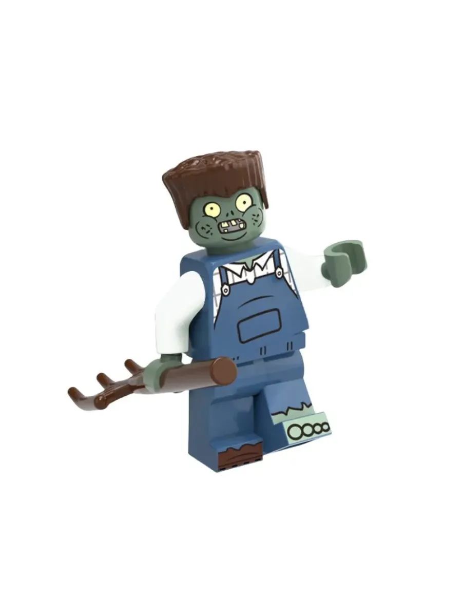 Фигурка Зомби против Растений (Фермер) / Plants vs. Zombies / Минифигурка