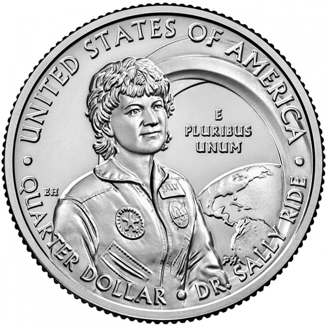США25центов2022СаллиРайд,АмериканскиеЖенщины,2монета,UNC
