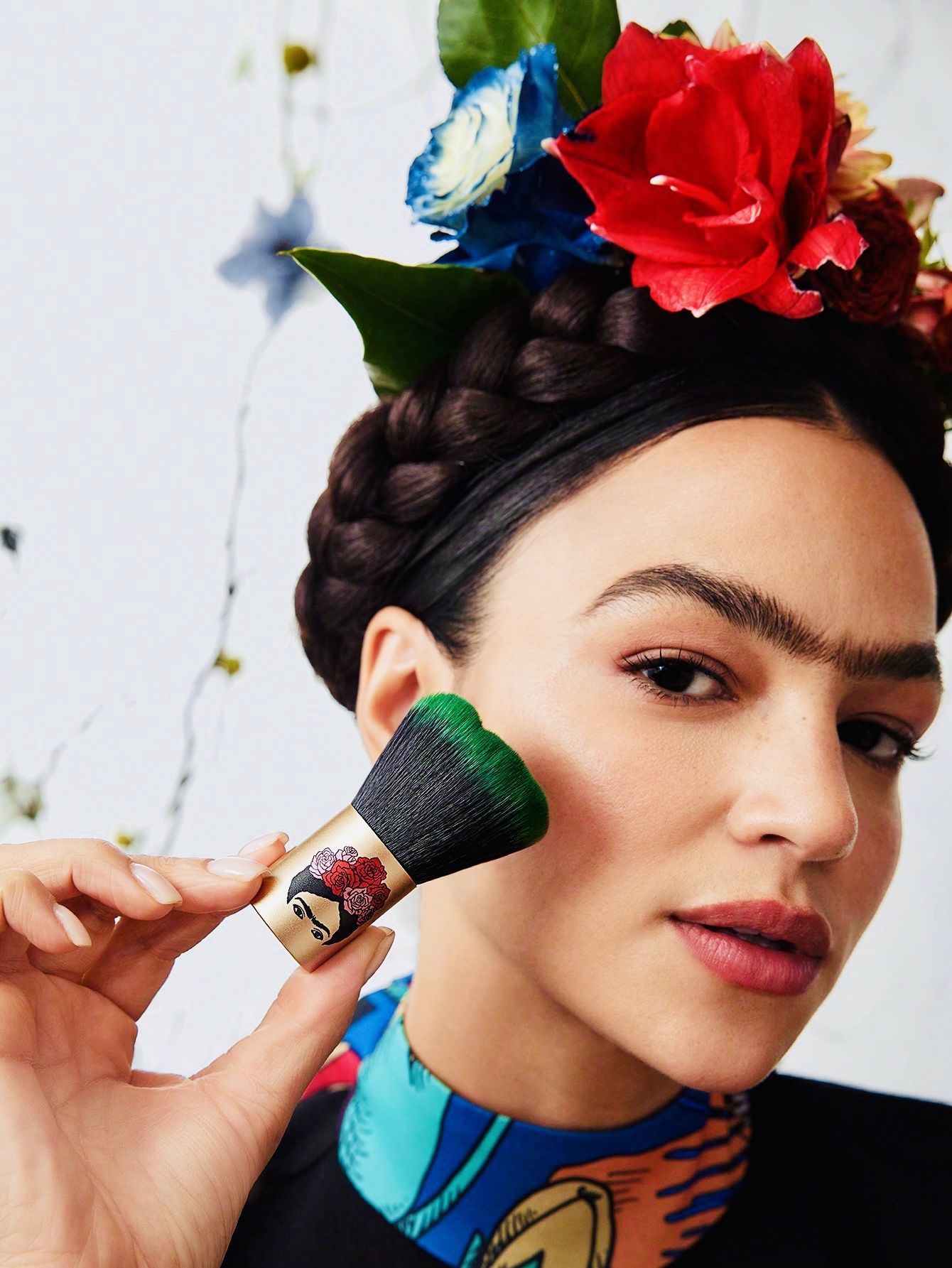 Фрида Кало / Frida Kahlo Мини-кисть кабуки
