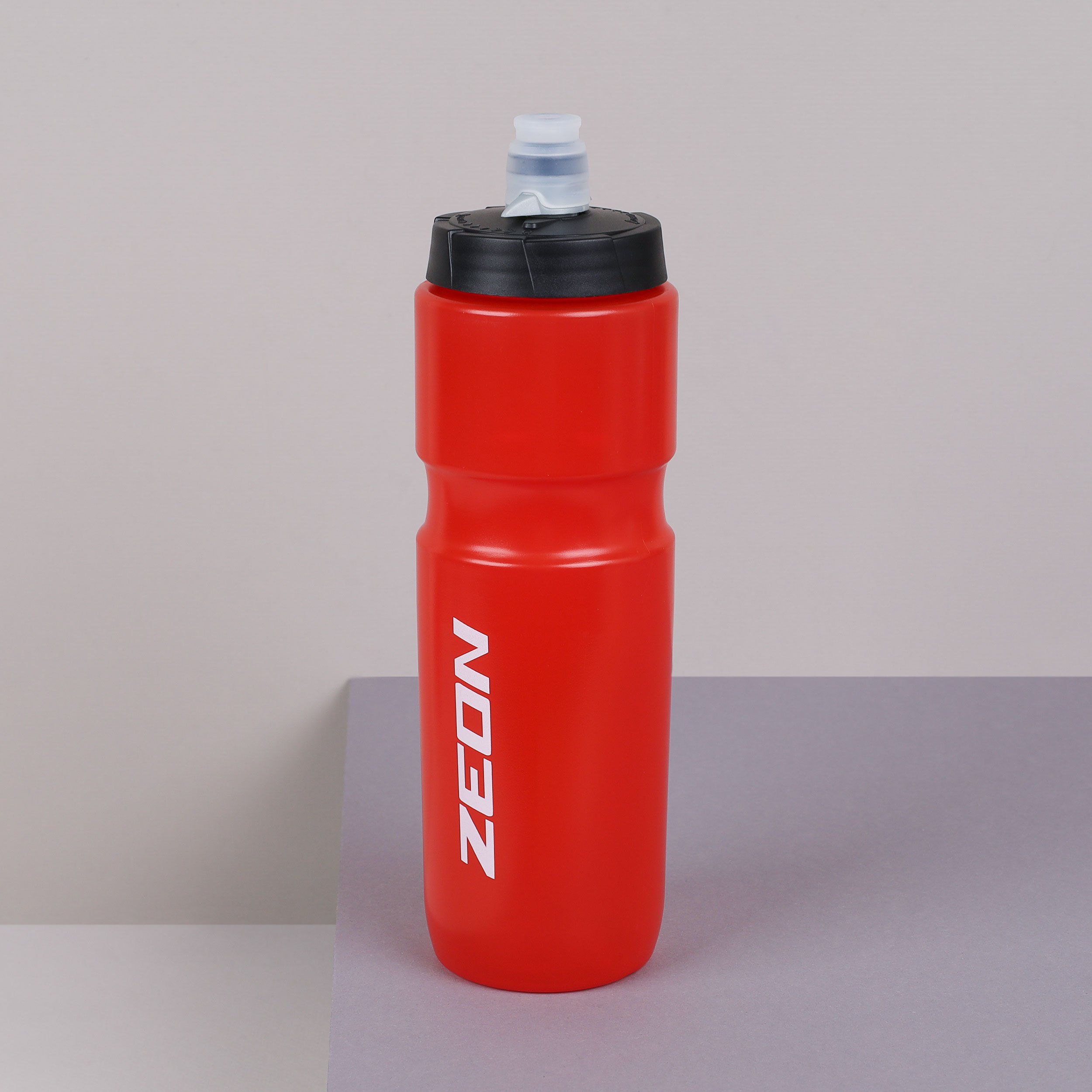 Бутылка для воды велосипедная ZEON WB226 гоночная 750 мл, клапан кэмэлбак, красная Бутылка для воды велосипедная ZEON WB226 гоночная 750 мл, клапан кэмэлбак, красная